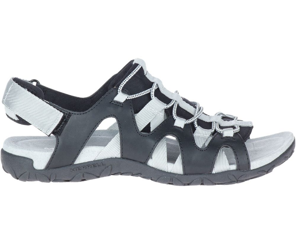 Sandálias Senhora - Merrell Terran Cage Backstrap - Branco/Pretas - CWP916502